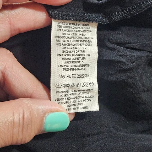 Free People Black S Mini Dress Whimsygoth Boho Chic Cottage Party Festival - Picture 10 of 11